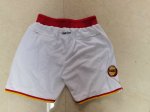 NBA Houston Rockets just don shorts blanc simple